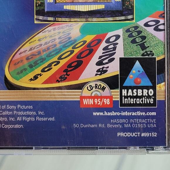 Vtg Windows 95/98 Wheel Of Fortune PC Game CIB CD ROM - Picture 5 of 5